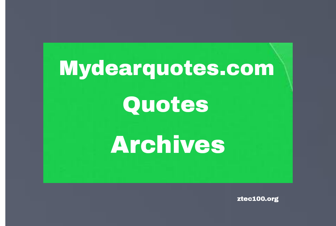 MyDearQuotes.com Quotes Archives