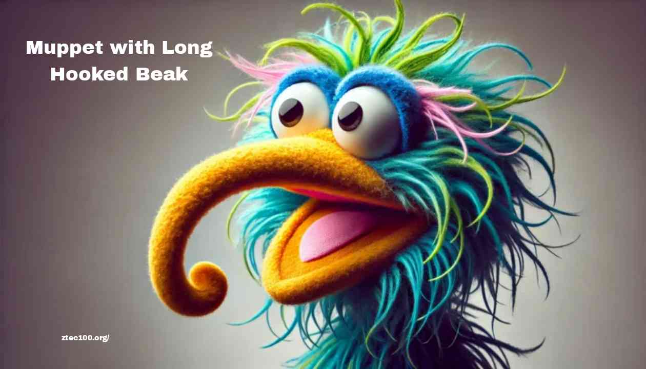 Muppet with Long Hooked Beak