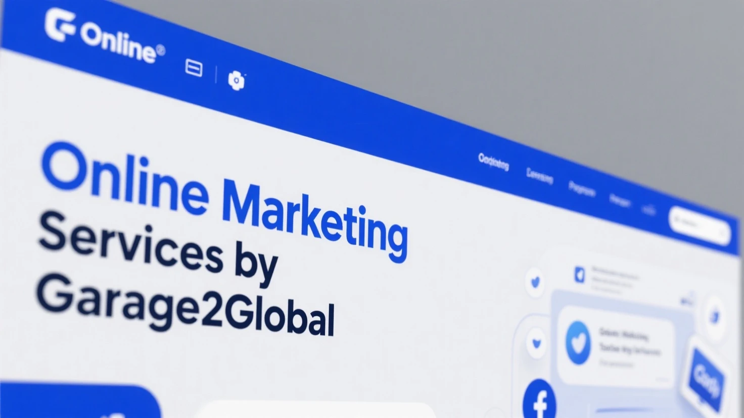 Online Marketing Services by Garage2Global